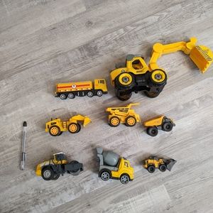 Construction toys trucks